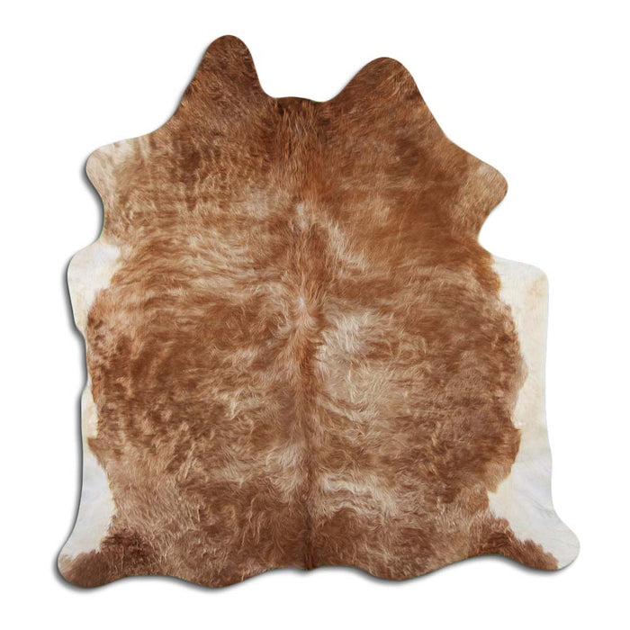 Hair-On Cowhide Rug Beige Brindle