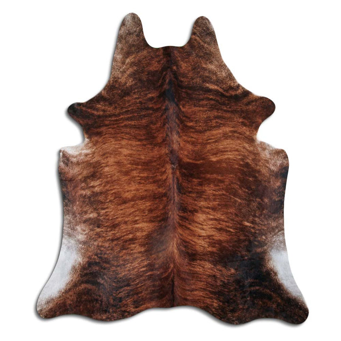 Hair-On Cowhide Rug Beige Brindle