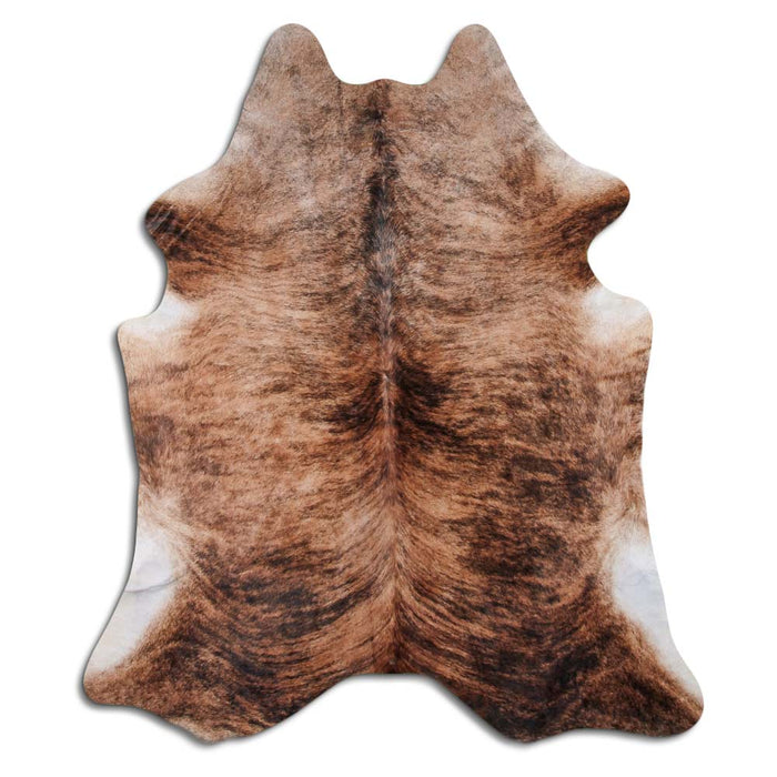 Hair-On Cowhide Rug Beige Brindle