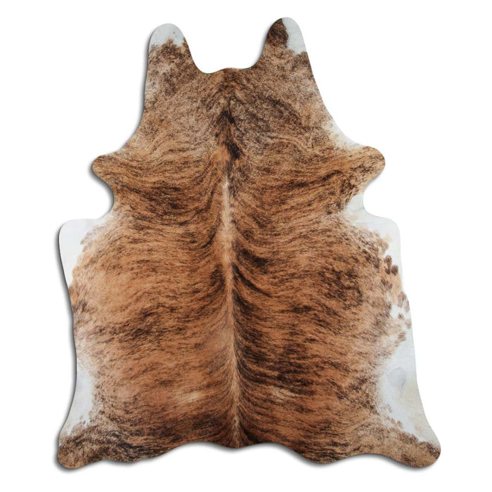 Hair-On Cowhide Rug Beige Brindle