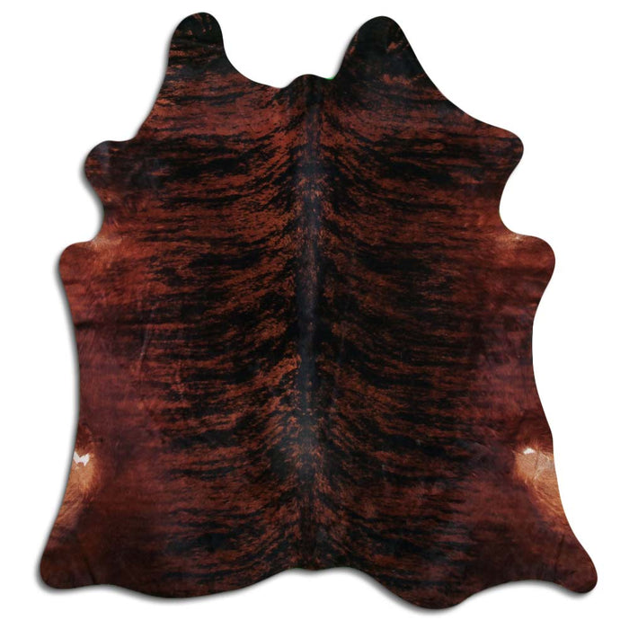 Hair-On Cowhide Rug Brown Brindle