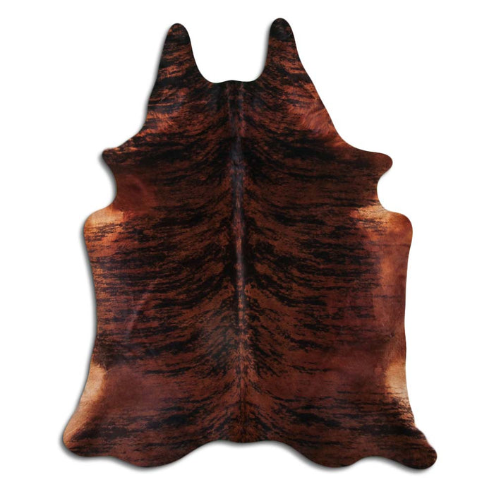 Hair-On Cowhide Rug Brown Brindle