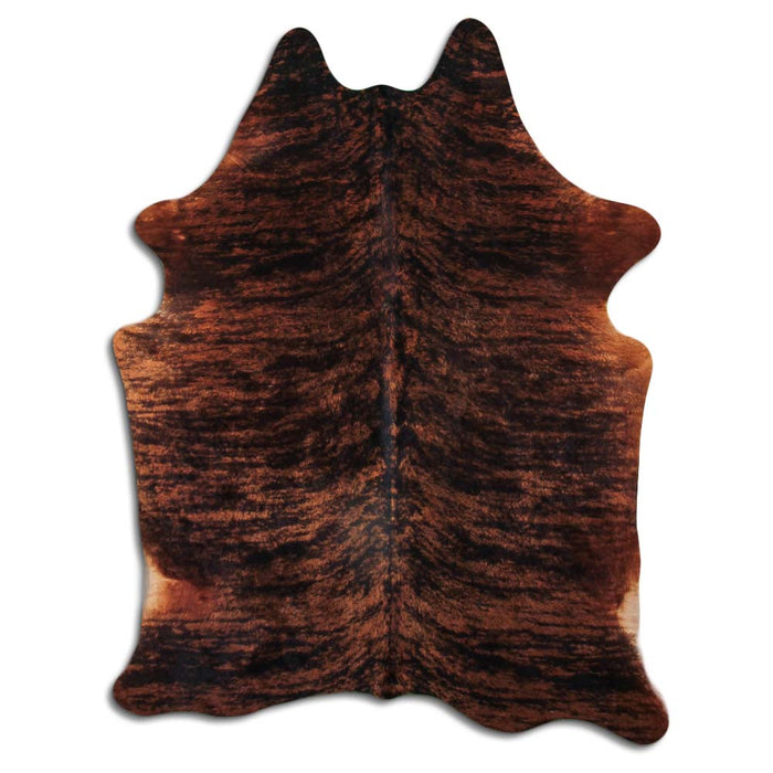 Hair-On Cowhide Rug Brown Brindle