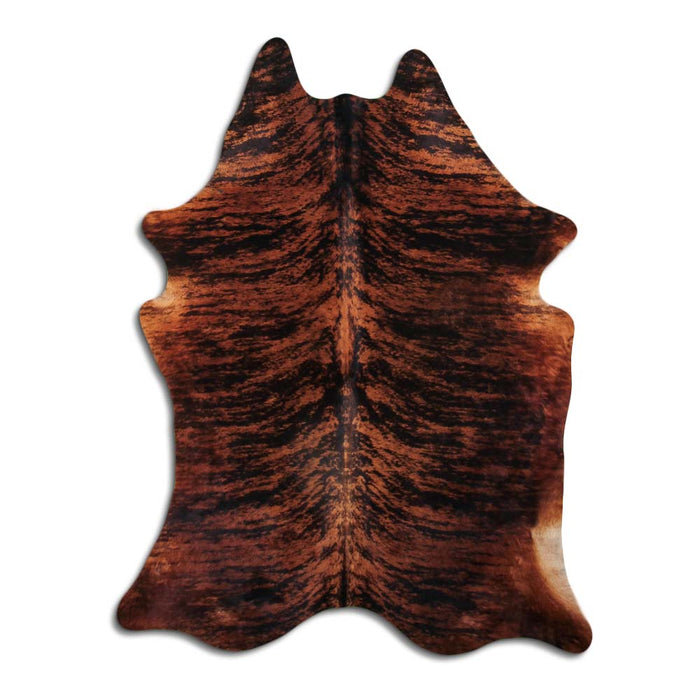 Hair-On Cowhide Rug Brown Brindle