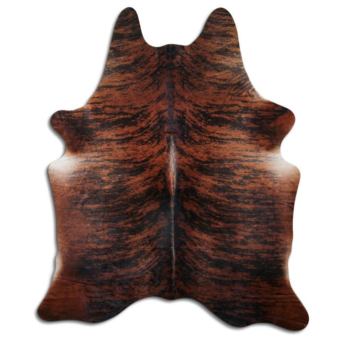 Hair-On Cowhide Rug Brown Brindle