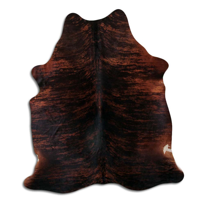 Hair-On Cowhide Rug Brown Brindle