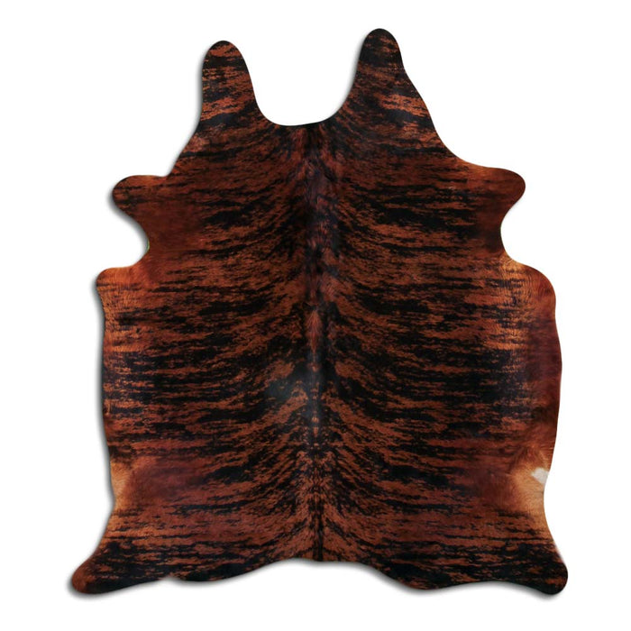 Hair-On Cowhide Rug Brown Brindle