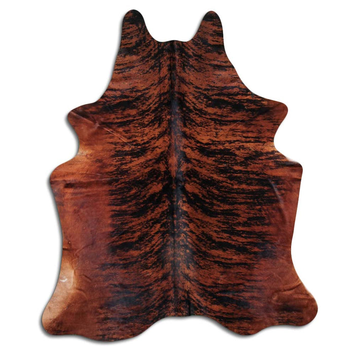 Hair-On Cowhide Rug Brown Brindle