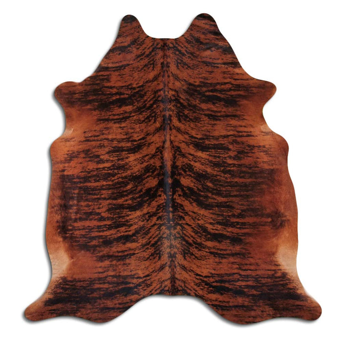 Hair-On Cowhide Rug Brown Brindle