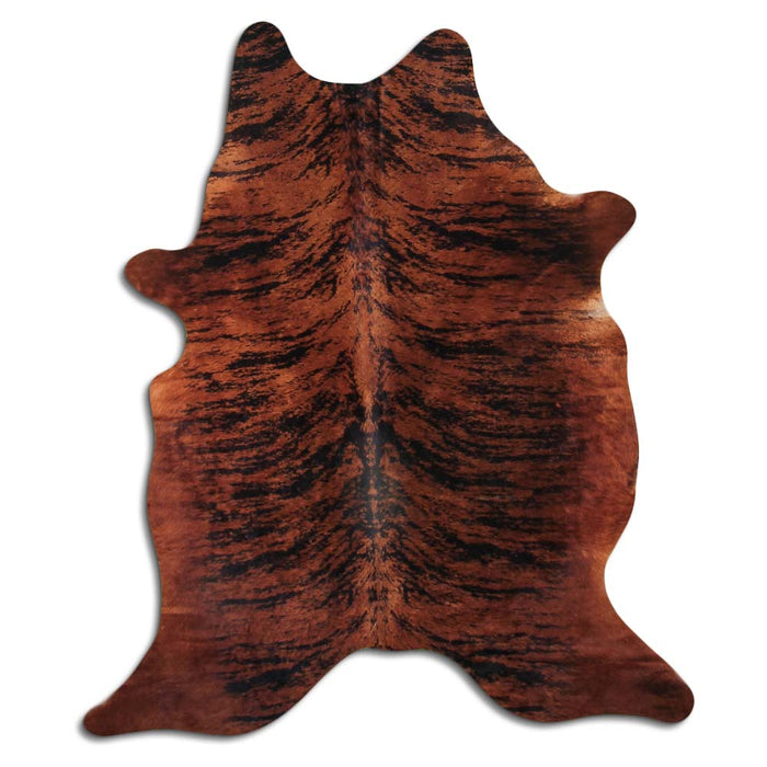 Hair-On Cowhide Rug Brown Brindle