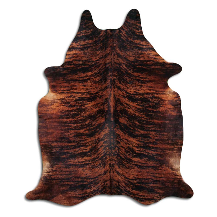 Hair-On Cowhide Rug Brown Brindle