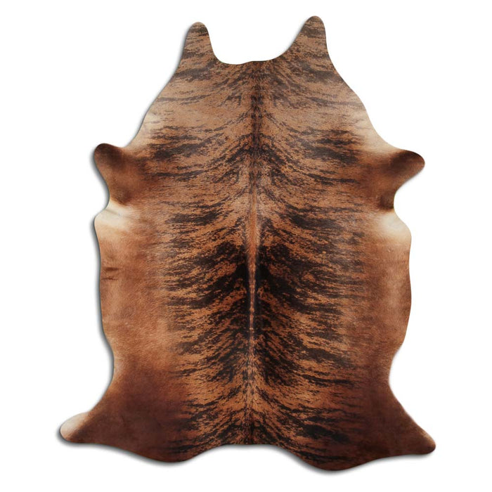 Hair-On Cowhide Rug Brown Brindle