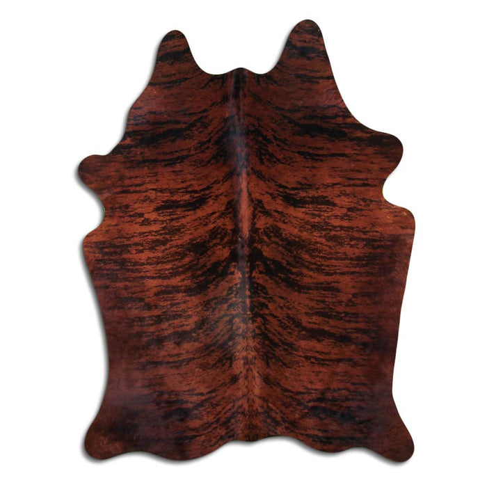 Hair-On Cowhide Rug Brown Brindle