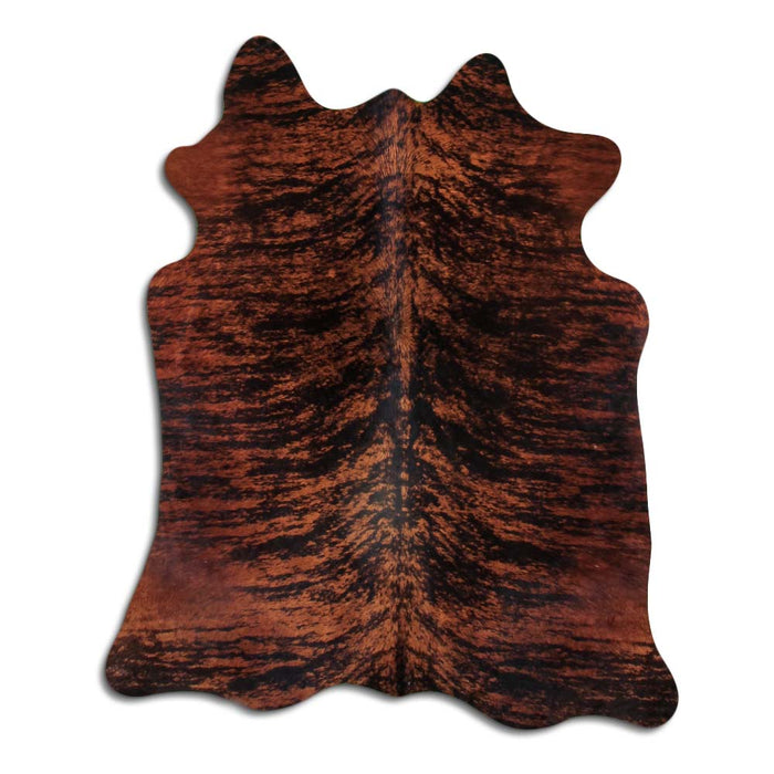 Hair-On Cowhide Rug Brown Brindle