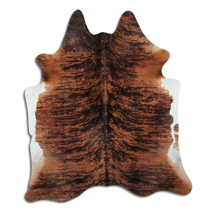 Hair-On Cowhide Rug Brown Brindle