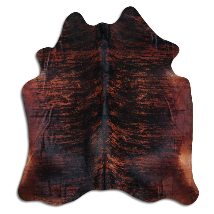 Hair-On Cowhide Rug Brown Brindle