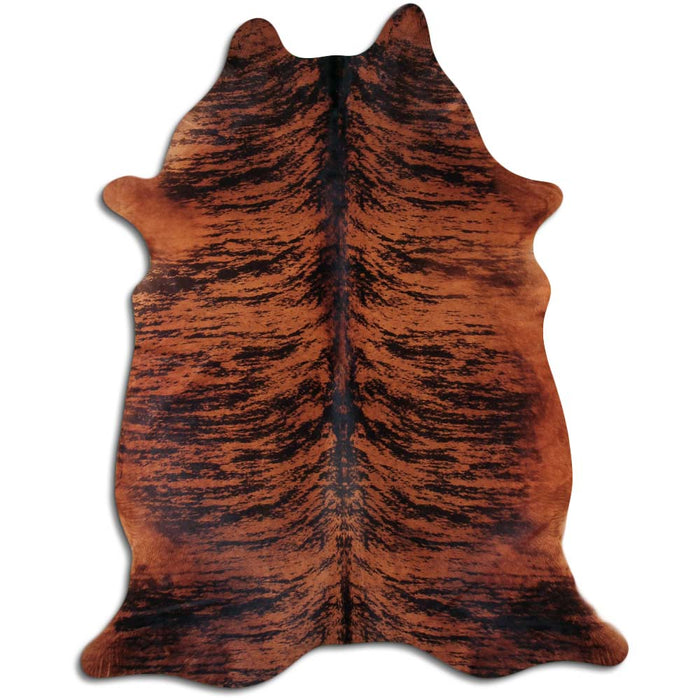 Hair-On Cowhide Rug Brown Brindle