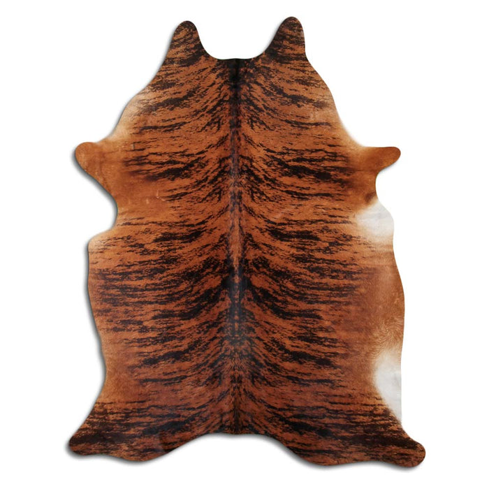 Hair-On Cowhide Rug Brown Brindle