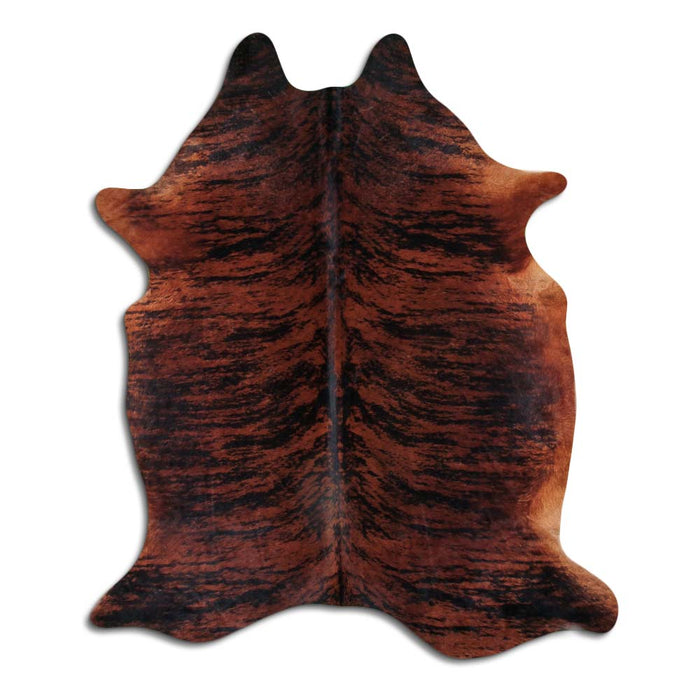 Hair-On Cowhide Rug Brown Brindle