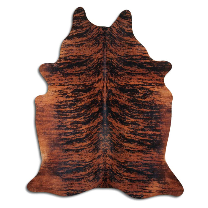 Hair-On Cowhide Rug Brown Brindle