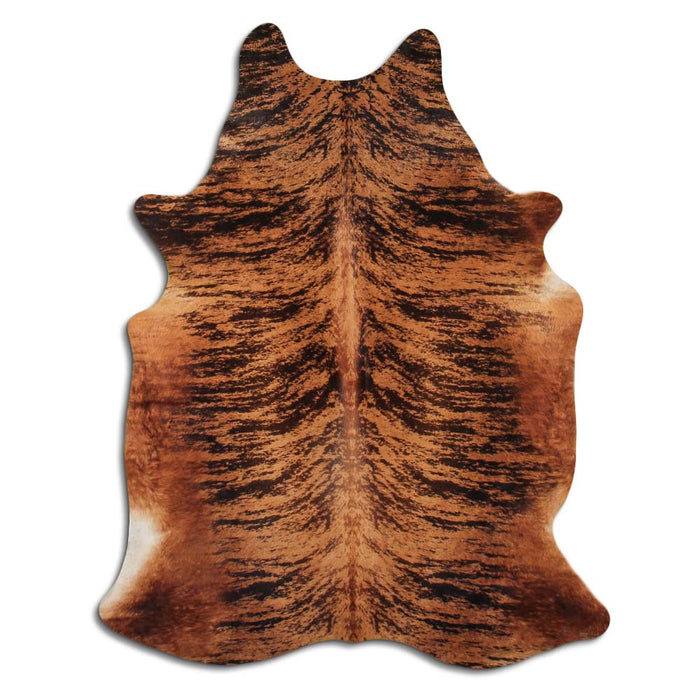 Hair-On Cowhide Rug Brown Brindle