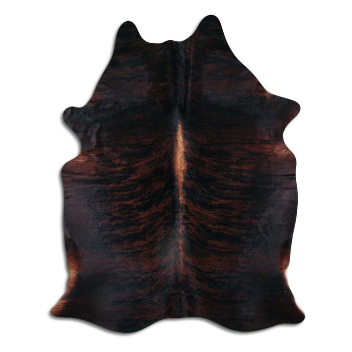 Hair-On Cowhide Rug Brown Brindle