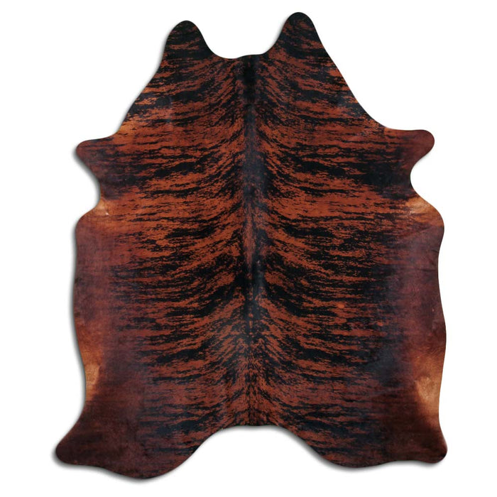 Hair-On Cowhide Rug Brown Brindle