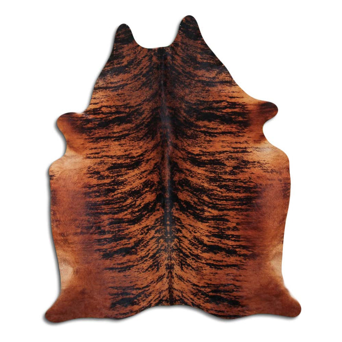 Hair-On Cowhide Rug Brown Brindle