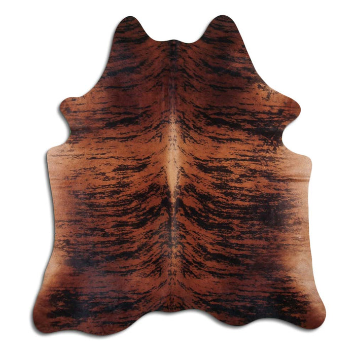 Hair-On Cowhide Rug Brown Brindle