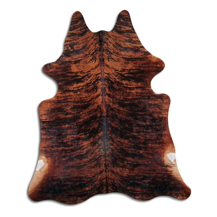 Hair-On Cowhide Rug Brown Brindle