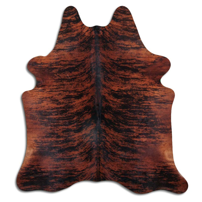 Hair-On Cowhide Rug Brown Brindle