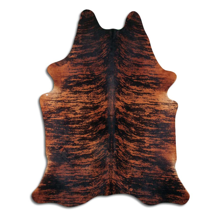 Hair-On Cowhide Rug Brown Brindle