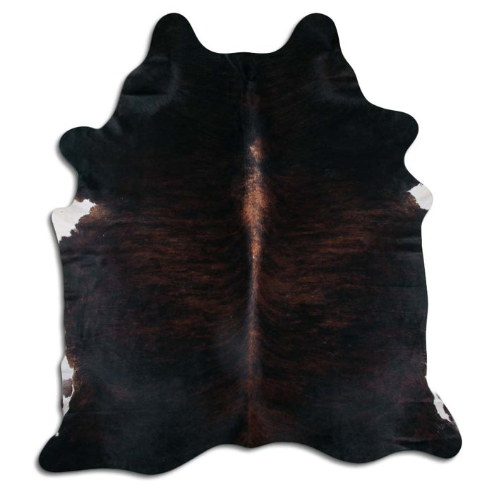 Hair-On Cowhide Rug Dark Brindle