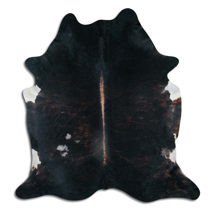 Hair-On Cowhide Rug Dark Brindle