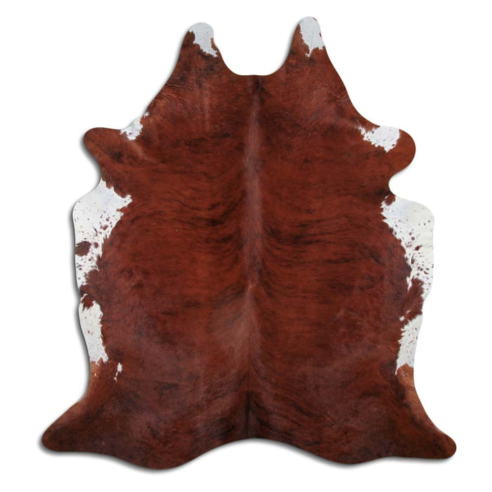 Hair-On Cowhide Rug Exotic White Belly