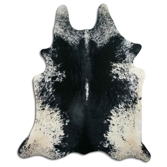 Hair-On Cowhide Rug Salt And Pepper Black And White