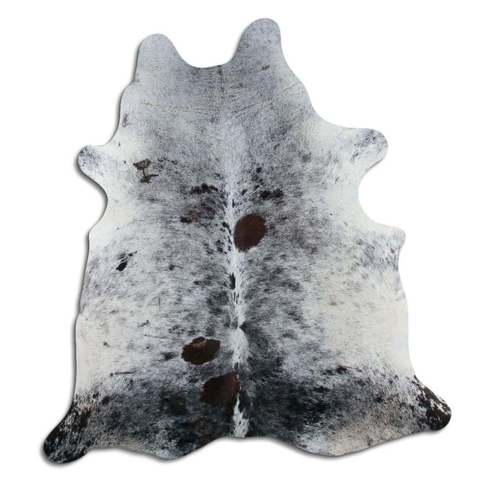 Hair-On Cowhide Rug Salt And Pepper Black And White