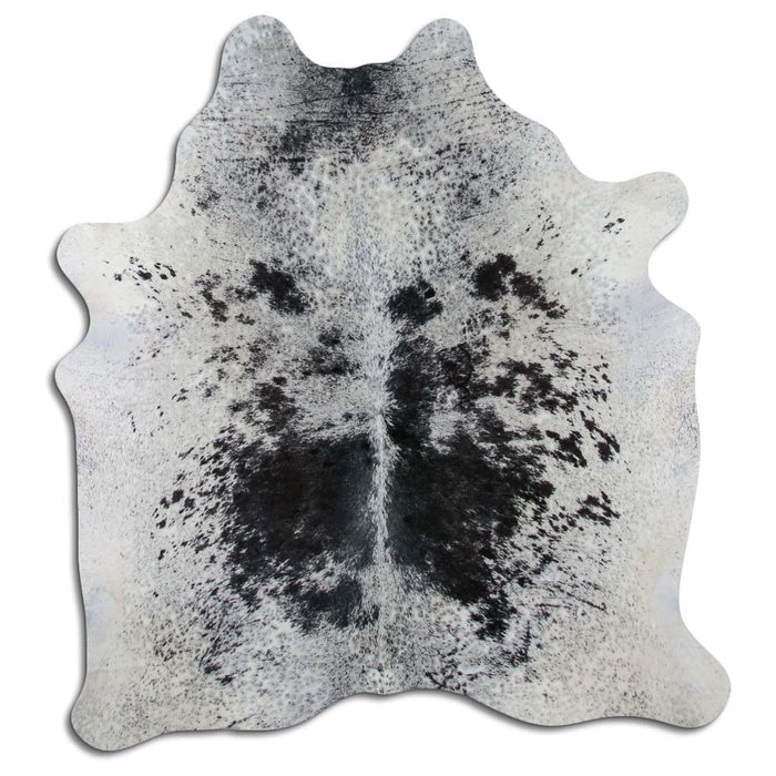 Hair-On Cowhide Rug Salt And Pepper Black And White