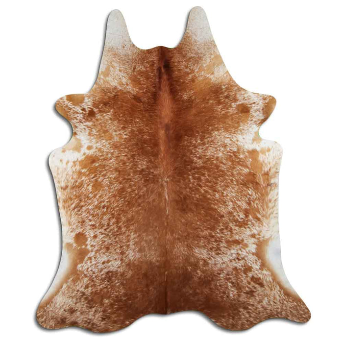 Hair-On Cowhide Rug Salt And Pepper Brown And White