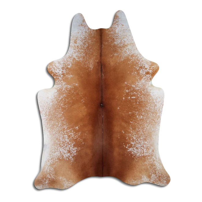 Hair-On Cowhide Rug Salt And Pepper Brown And White