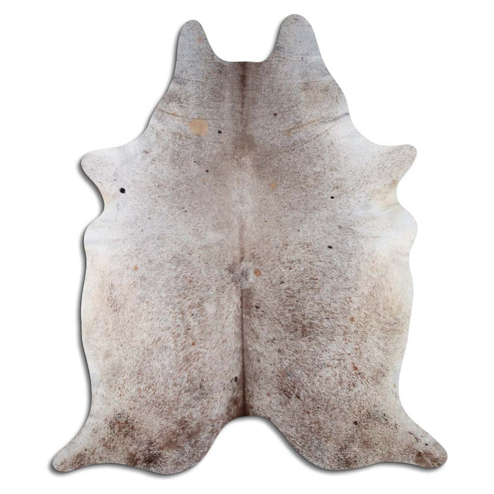 Hair-On Cowhide Rug Salt And Pepper Brown And White