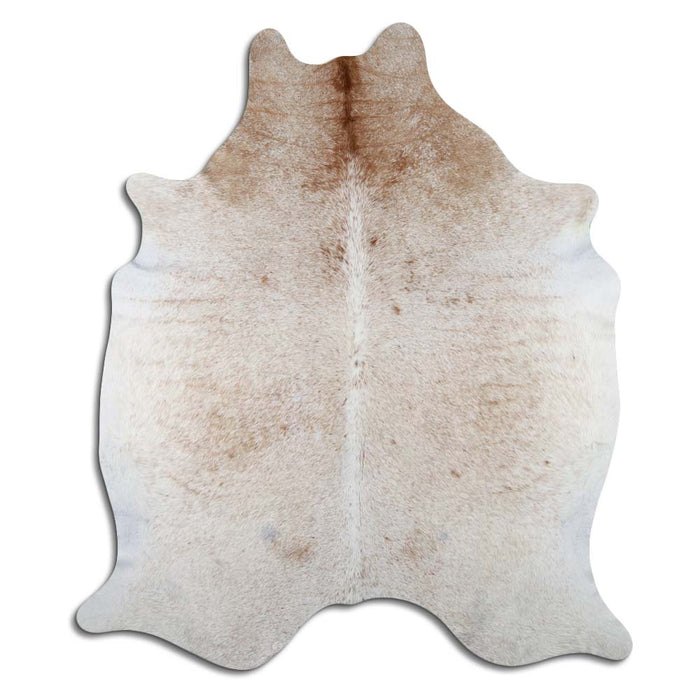 Hair-On Cowhide Rug Salt And Pepper Brown And White