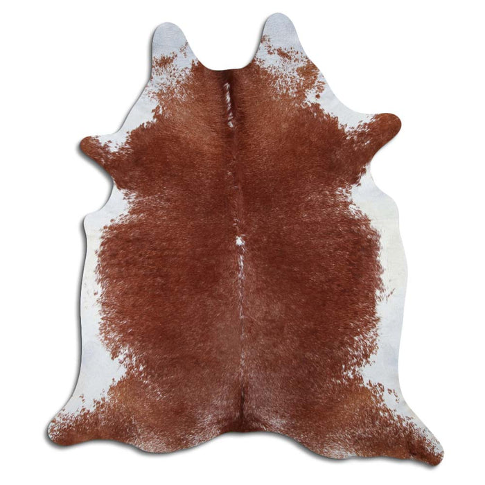 Hair-On Cowhide Rug Salt And Pepper Brown And White