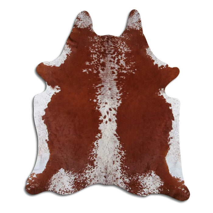 Hair-On Cowhide Rug Salt And Pepper Brown And White