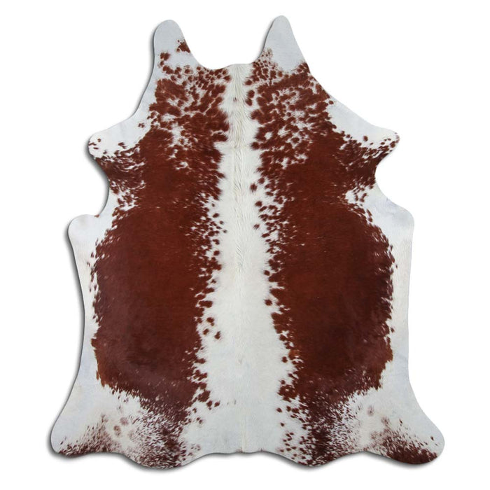 Hair-On Cowhide Rug Salt And Pepper Brown And White