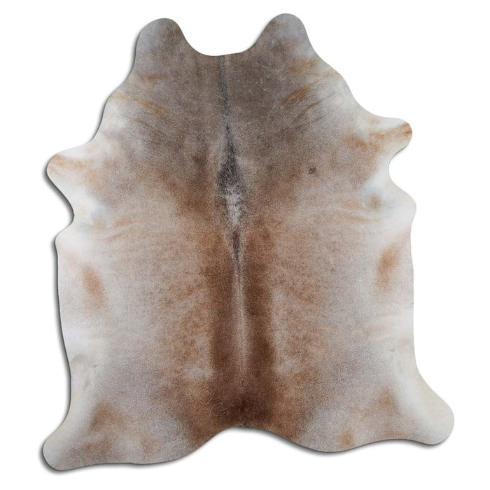 Hair-On Cowhide Rug Tan Grey