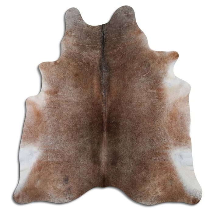 Hair-On Cowhide Rug Tan Grey