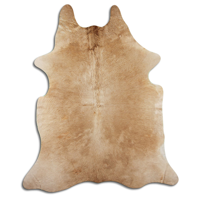 Hair-On Cowhide Rug Beige