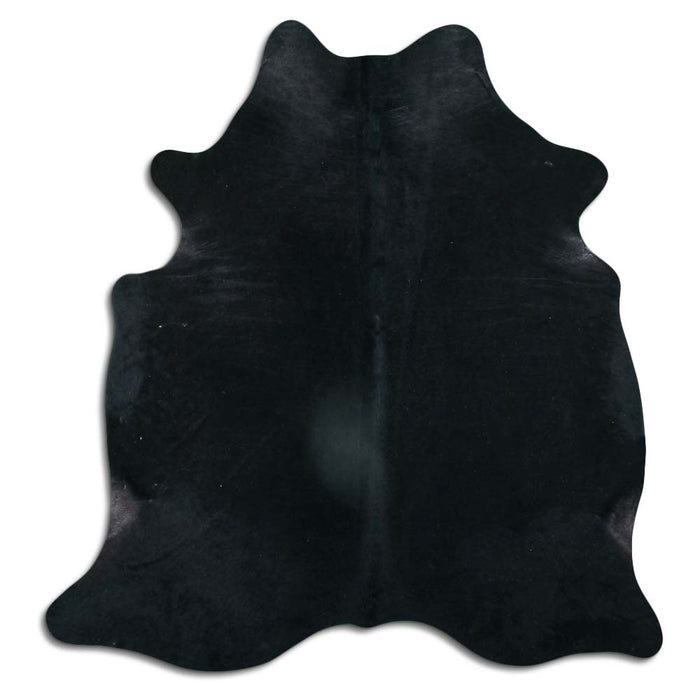 Hair-On Cowhide Rug Black