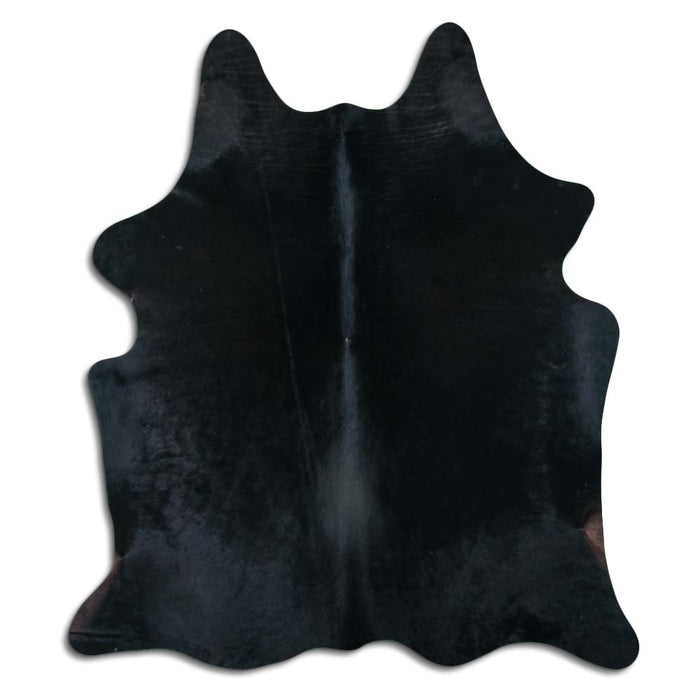 Hair-On Cowhide Rug Black